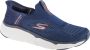 Skechers Max Cushioning Advantageous Slip-ins 220389-NVY Mannen Marineblauw Sneakers Sportschoenen - Thumbnail 4