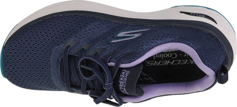 Skechers Max Cushioning Arch Fit 128308-NVY Vrouwen Marineblauw Hardloopschoenen