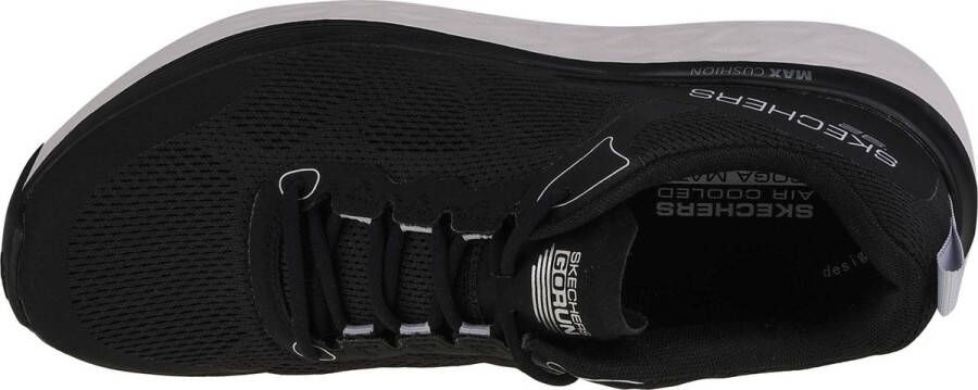 Skechers Max Cushioning Delta 220351-BKW Mannen Zwart Hardloopschoenen