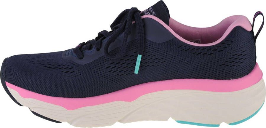 Skechers Max Cushioning Elite 128551-NVPK Vrouwen Marineblauw Hardloopschoenen Sportschoenen