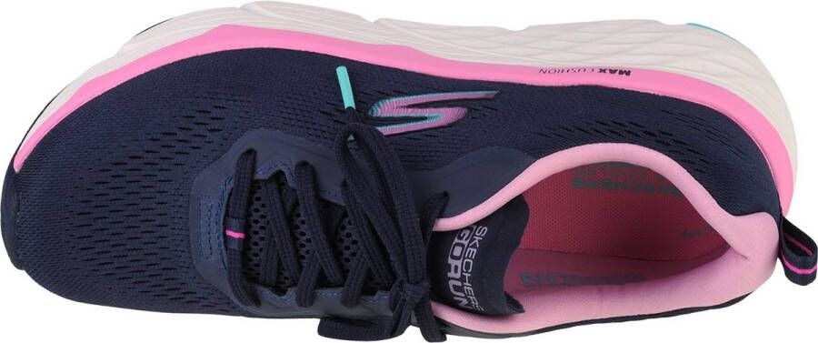 Skechers Max Cushioning Elite 128551-NVPK Vrouwen Marineblauw Hardloopschoenen Sportschoenen