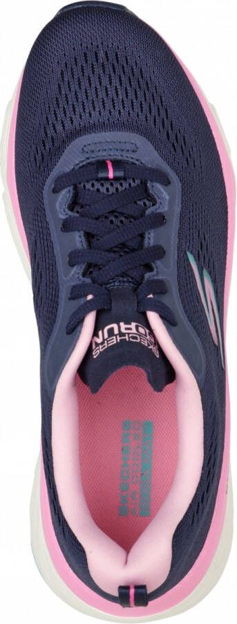 Skechers Max Cushioning Elite 128551-NVPK Vrouwen Marineblauw Hardloopschoenen Sportschoenen