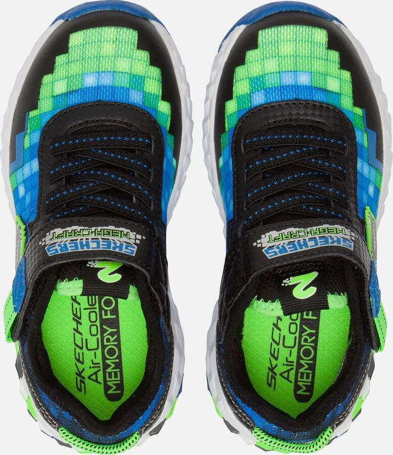 Skechers Mega Craft 2.0 Sneakers zwart Textiel Heren