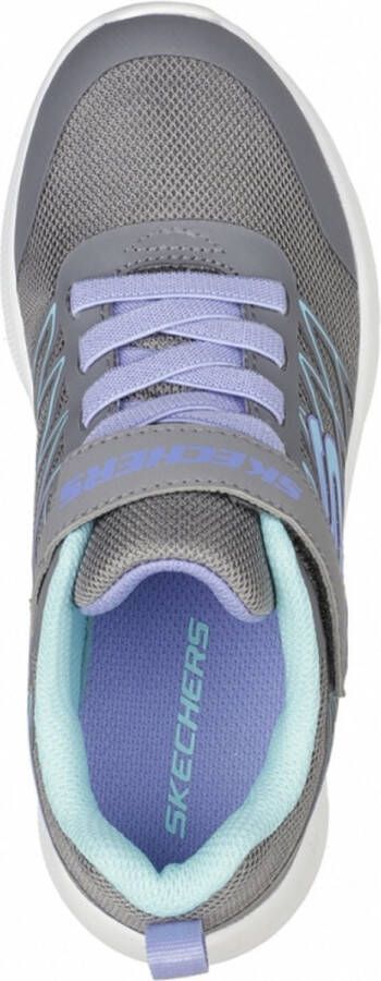 Skechers Meisjes Microspec Bold Delight Sneakers Kinderschoenen Grijs 302468L