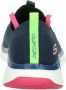 Skechers Solar Fuse ILY donkerblauw roze sneakers kids (996475L NVMT) - Thumbnail 5