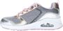 Skechers Uno Metallic Remix sneaker Sneakers Meisje zilver - Thumbnail 4