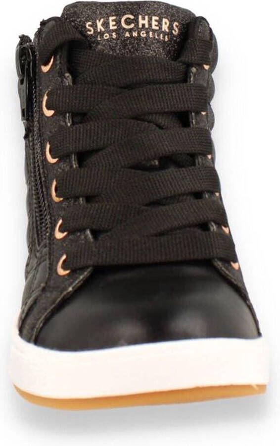 Skechers Quilted Squad sneakers zwart Meisjes Imitatieleer 29 - Foto 13