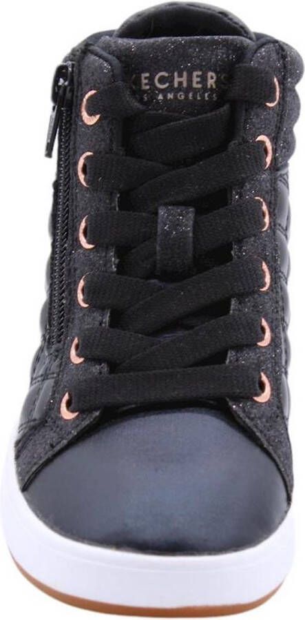 Skechers Quilted Squad sneakers zwart Meisjes Imitatieleer 29 - Foto 6
