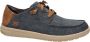 Skechers Melson Planon Heren Veterschoenen Donkerblauw - Thumbnail 19
