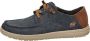 Skechers Melson Planon Heren Veterschoenen Donkerblauw - Thumbnail 25