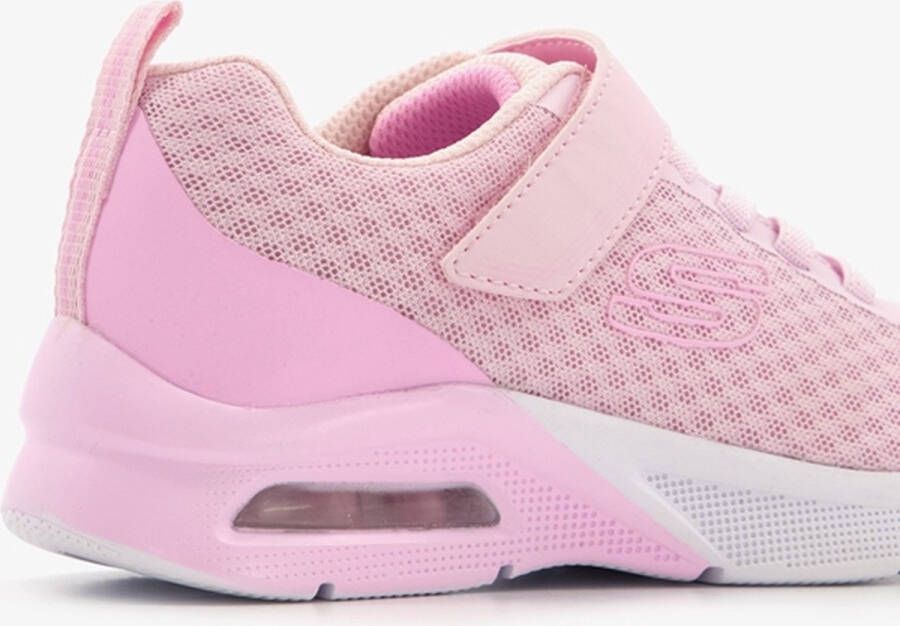 Skechers Microspec Max meisjes sneakers met airzoo Roze Extra comfort Memory Foam