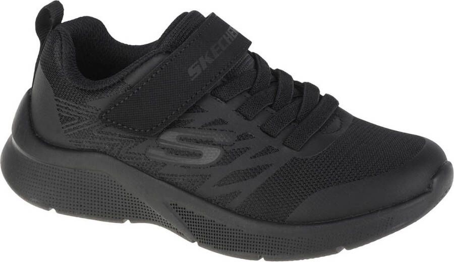 Skechers Microspec Texlor Klittenband Laag zwart