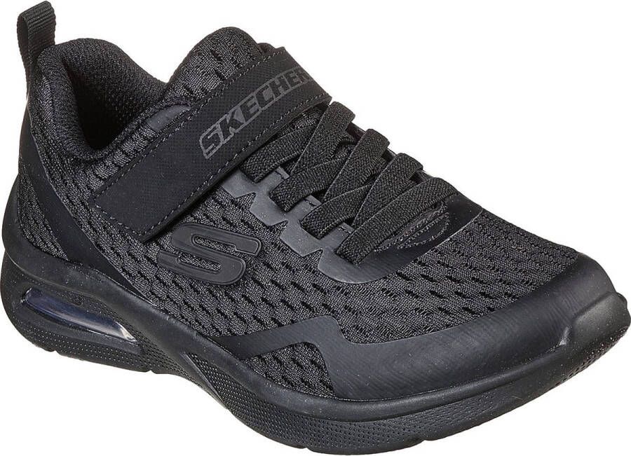 Skechers Microspex Max Sneakers Zwart Textiel