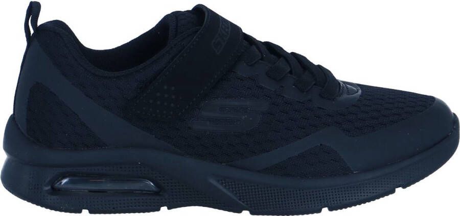 Skechers Microspex Max Sneakers Zwart Textiel