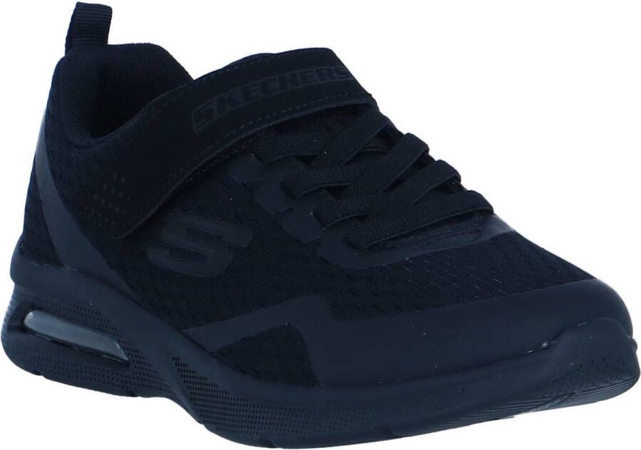 Skechers Microspex Max Sneakers Zwart Textiel
