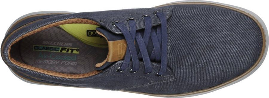 Skechers Moreno Ederson Sneakers Blauw Textiel Heren - Foto 9
