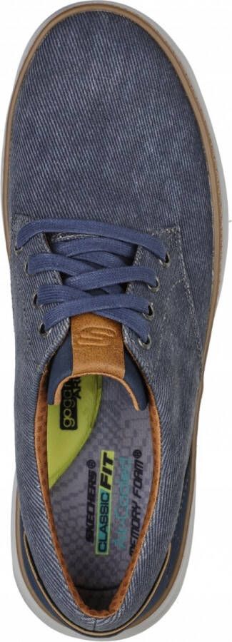 Skechers Moreno Ederson Sneakers Blauw Textiel Heren - Foto 12