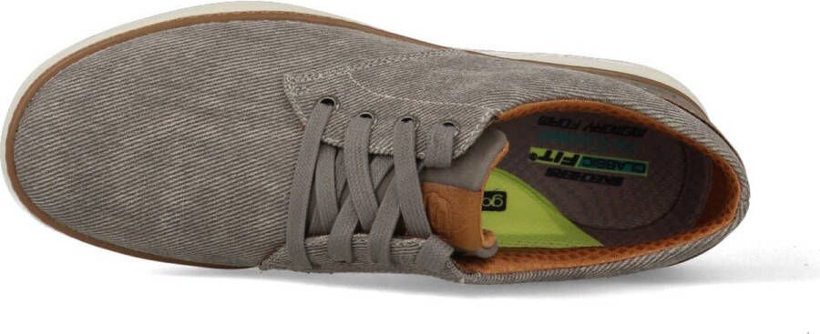 Skechers Moreno Ederson Sneakers Taupe Textiel Heren - Foto 12