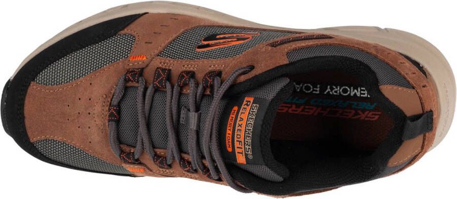 Skechers Oak Canyon 51893 BRBK Mannen Bruin Sneakers Schoenen - Foto 4