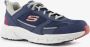 Skechers Oak Canyon Verketta 51898 NVGY Mannen Marineblauw Sneakers Sportschoenen - Thumbnail 28