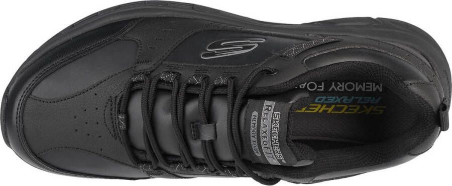 Skechers Oak Canyon-Redwick 51896-BBK Mannen Zwart Sneakers Schoenen