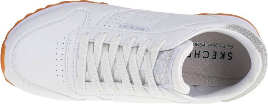 Skechers OG 85 Old School Cool 699-WHT Vrouwen Wit Sneakers