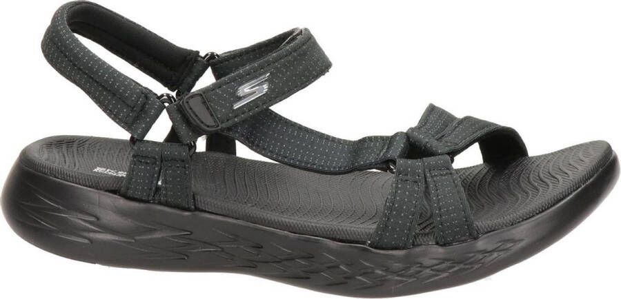 Skechers On-The-Go 600 Brilliancy Dames Sandalen Black Black