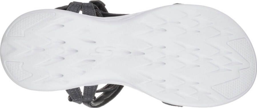 Skechers On-The-Go 600 Brilliancy Sandalen Dames Charcoal