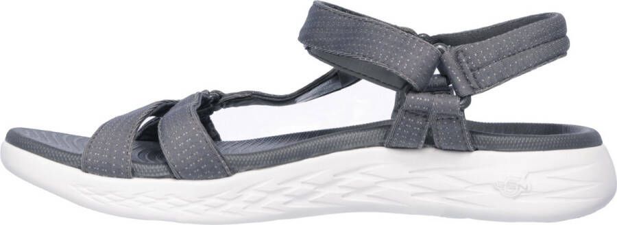 Skechers On-The-Go 600 Brilliancy Sandalen Dames Charcoal