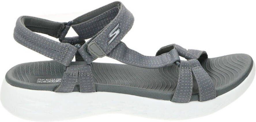 Skechers On-The-Go 600 Brilliancy Sandalen Dames Charcoal