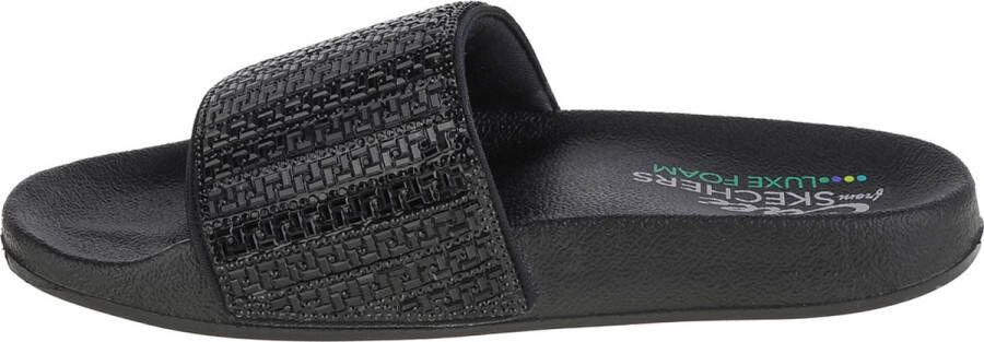 Skechers Go Walk Arch Fit Worthy 140274-BBK Vrouwen Zwart Slippers - Foto 9