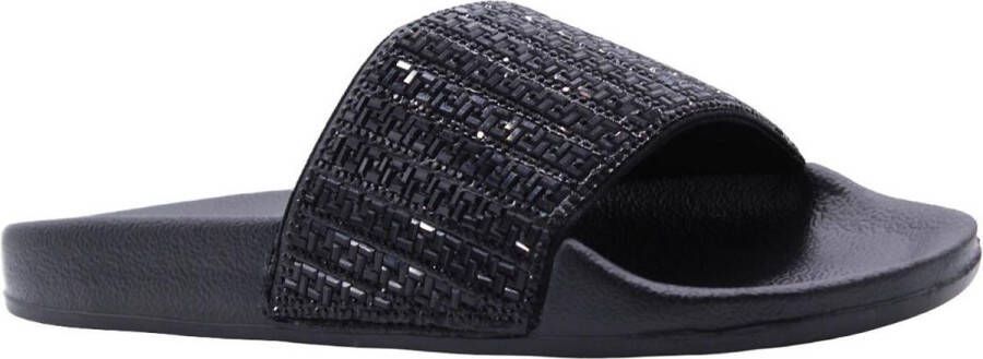 Skechers Pop Ups-New Spark 119320-BBK Vrouwen Zwart Slippers