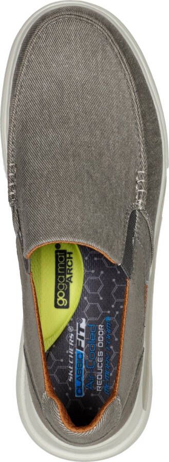 Skechers Proven Suttner Heren Instappers Taupe - Foto 2
