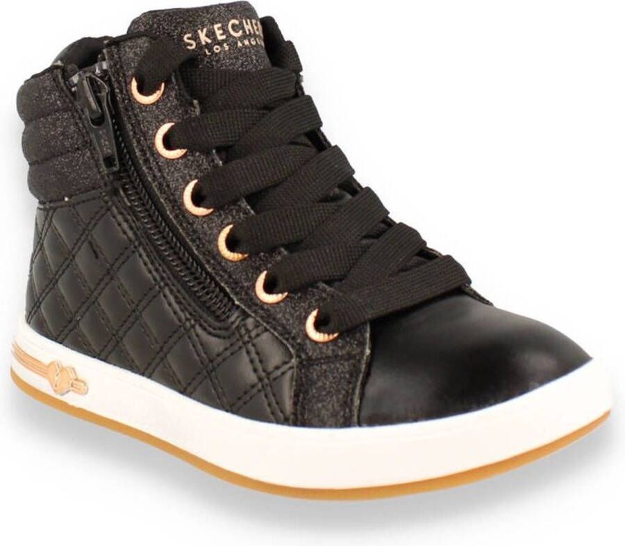 Skechers Quilted Squad Meisje Sneaker Zwart