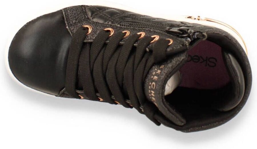 Skechers Quilted Squad Meisje Sneaker Zwart