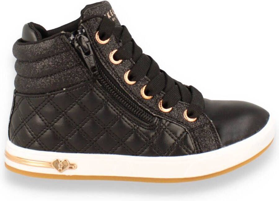 Skechers Quilted Squad Meisje Sneaker Zwart