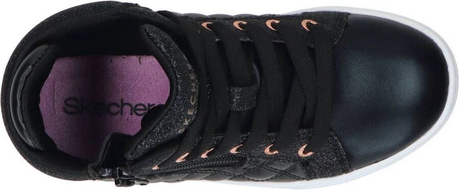 Skechers Quilted Squad Meisje Sneaker Zwart