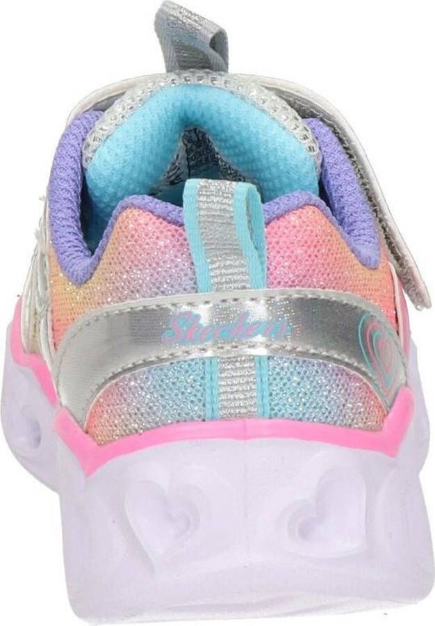 Skechers Rainbow Lux meisjes sneaker Zilver