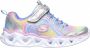 Skechers Heart Lights-Rainbow Lux 302308L-SMLT voor meisje Grijs Sneakers Sportschoenen - Thumbnail 4