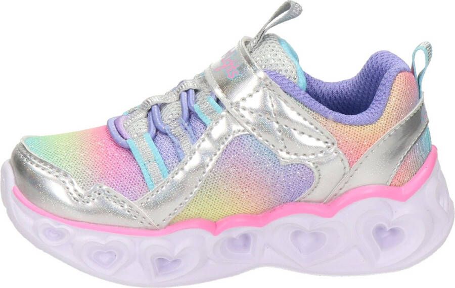 Skechers Heart Lights-Rainbow Lux 302308L-SMLT voor meisje Grijs Sneakers Sportschoenen - Foto 11