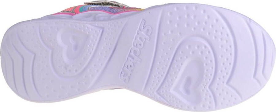 Skechers Heart Lights-Rainbow Lux 302308L-SMLT voor meisje Grijs Sneakers Sportschoenen - Foto 12