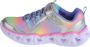 Skechers Heart Lights-Rainbow Lux 302308L-SMLT voor meisje Grijs Sneakers Sportschoenen - Thumbnail 14