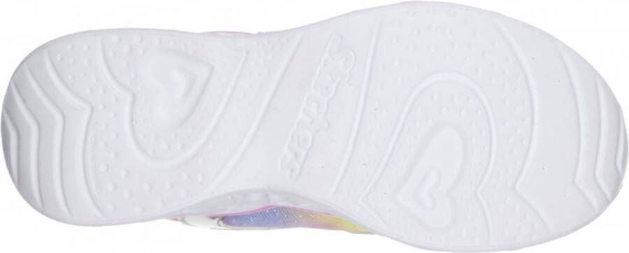 Skechers Heart Lights-Rainbow Lux 302308L-SMLT voor meisje Grijs Sneakers Sportschoenen - Foto 8