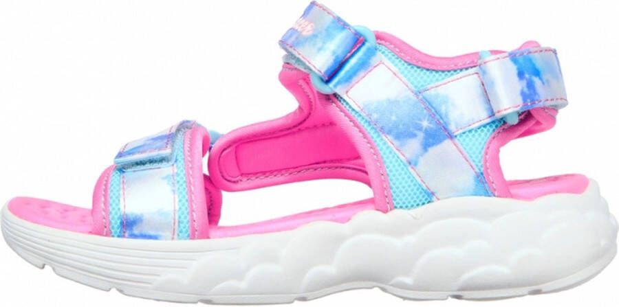 Skechers Rainbow Racer meisjes sandaal Blauw multi