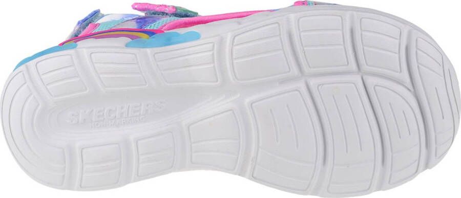 Skechers Rainbow Racer meisjes sandaal Blauw multi