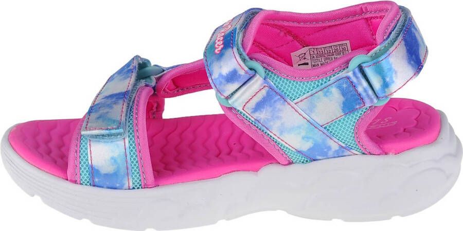 Skechers Rainbow Racer meisjes sandaal Blauw multi