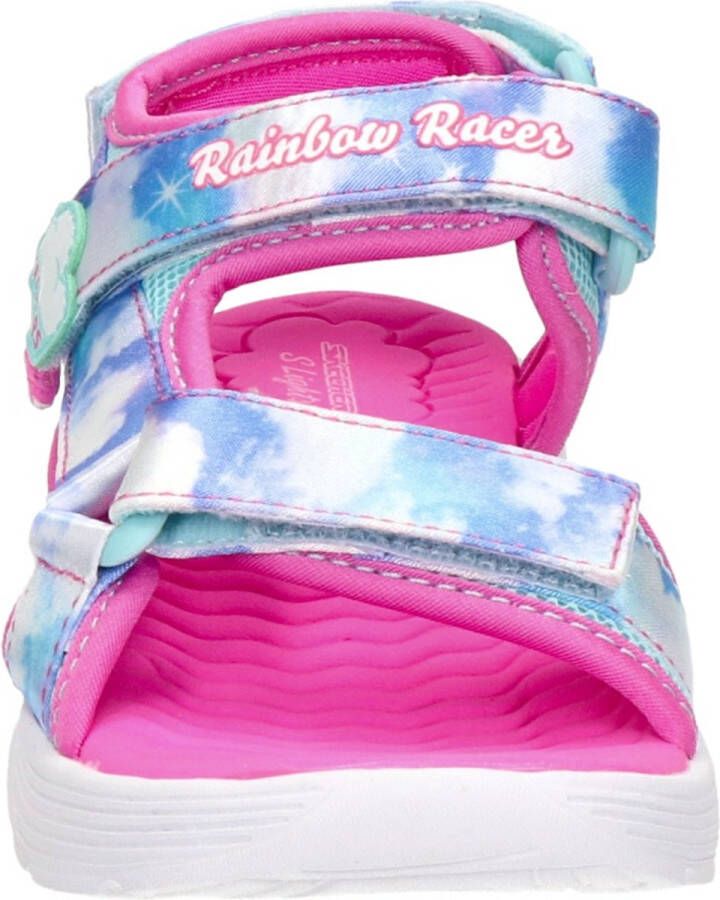 Skechers Rainbow Racer meisjes sandaal Blauw multi