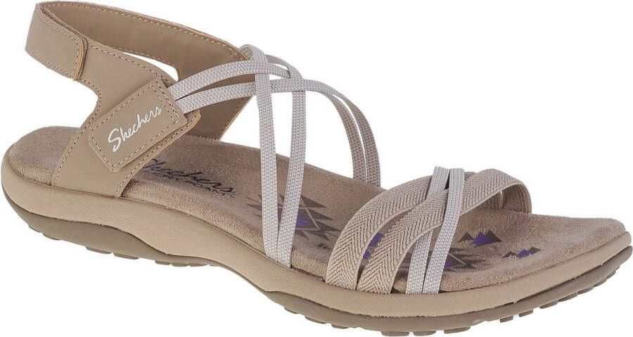 Skechers Reggae Slim–Takes Two 163112-TPE Vrouwen Beige Sandalen - Foto 10