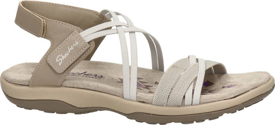 Skechers Reggae Slim–Takes Two 163112-TPE Vrouwen Beige Sandalen - Foto 11