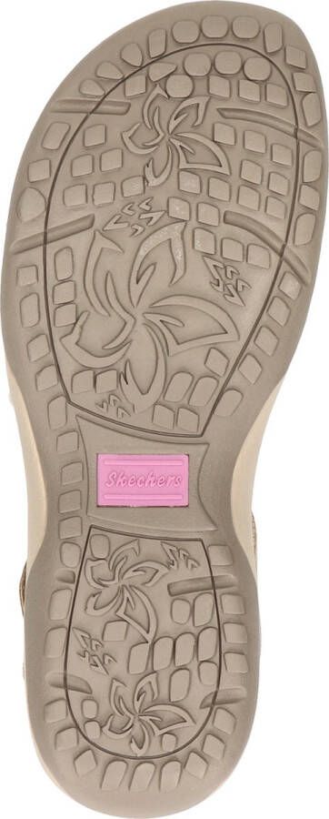 Skechers Reggae Slim–Takes Two 163112 TPE Vrouwen Beige Sandalen - Foto 11